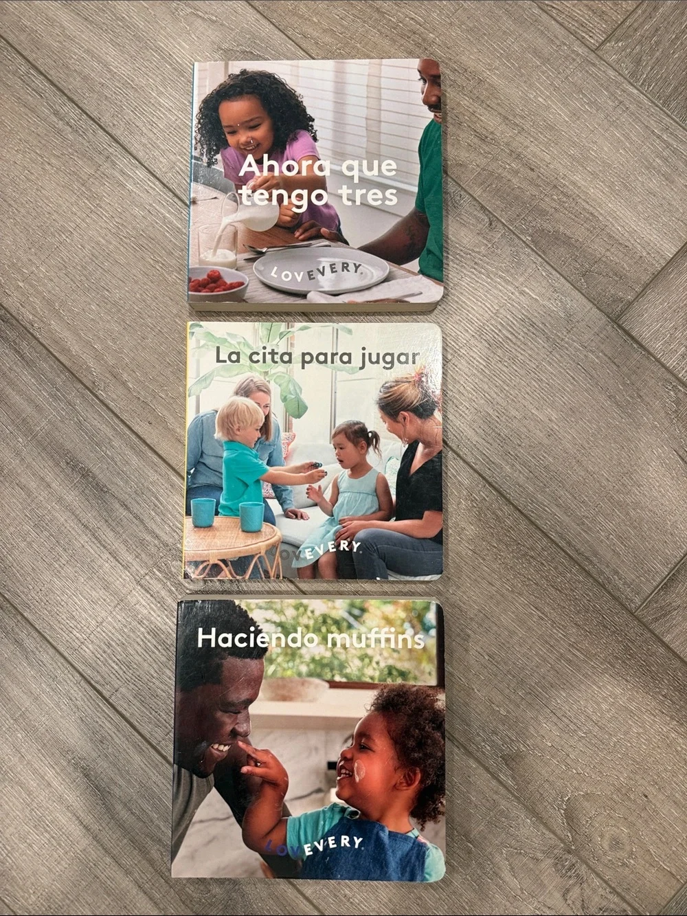 Lovevery Board Book Set - Spanish Children's Books (Neutral Colors)